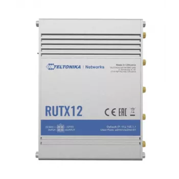 TELTONIKA Rutx12 router industrial 4G LTE CAT6 Wi-Fi de doble banda