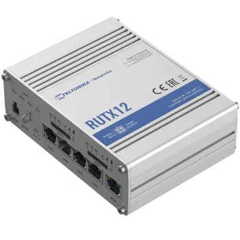 TELTONIKA Rutx12 router industrial 4G LTE CAT6 Wi-Fi de doble banda