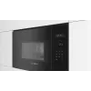 Microondas de encastre solo Bosch Serie 6 BFL524MB0 — 800 W, 20 L, grill, táctil y mando giratorio, negro