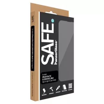 PanzerGlass SAFE. by ® protector de pantalla iPhone 8 | 7 | 6 | 6s | SE (2020/2022) | Sin bordes