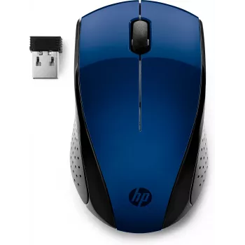 Ratón inalámbrico HP 220 (Lumiere Blue), ambidiestro, RF Wireless, Azul