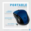 Ratón inalámbrico HP 220 (Lumiere Blue), ambidiestro, RF Wireless, Azul