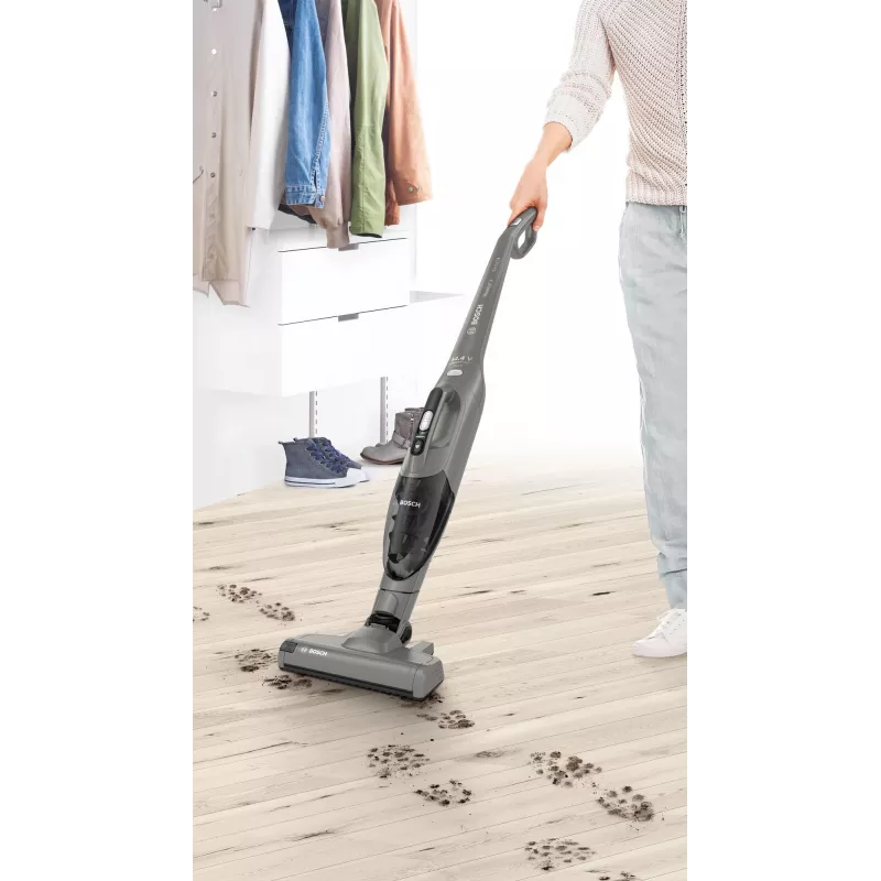 Bosch Serie 2 BBHF214G aspirador de escoba/escoba eléctrica aspirador de escoba 2 en 1 batería en seco sin bolsa Gris