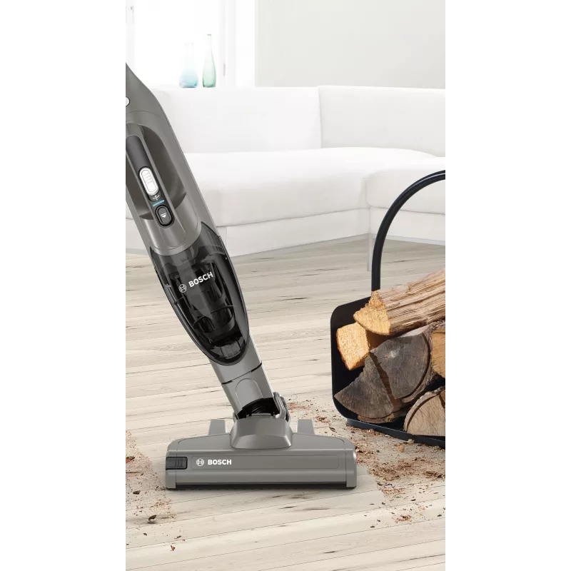 Bosch Serie 2 BBHF214G aspirador de escoba/escoba eléctrica aspirador de escoba 2 en 1 batería en seco sin bolsa Gris