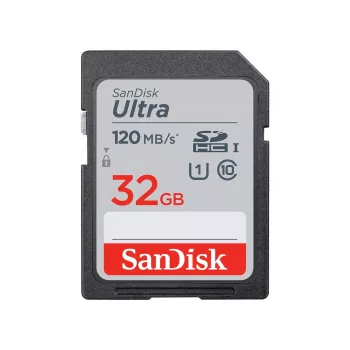 WESTERN DIGITAL SanDisk Ultra 32GB tarjeta de memoria SDHC Clase 10 UHS-I 120MB/s (SDSDUN4-032G-GN6IN)