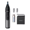 Philips Serie 3000 recortador de nariz Serie 3000 NT3650/16 recortador lavable de nariz, orejas y cejas con 2 accesorios de peine