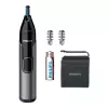 Philips Serie 3000 recortador de nariz Serie 3000 NT3650/16 recortador lavable de nariz, orejas y cejas con 2 accesorios de peine