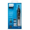 Philips Serie 3000 recortador de nariz Serie 3000 NT3650/16 recortador lavable de nariz, orejas y cejas con 2 accesorios de peine