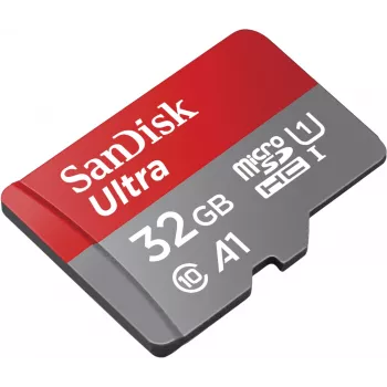 SanDisk 32GB Ultra tarjeta de memoria microSDHC UHS-I con adaptador – 98MB/s, C10, U1, Full HD, A1