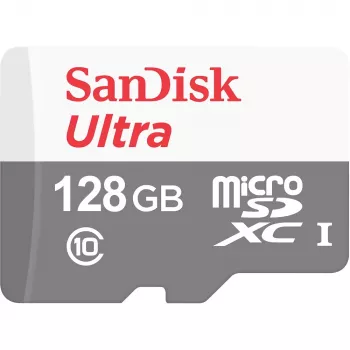 Tarjeta microSDXC SanDisk Ultra 128 GB Clase 10 SDSQUNR-128G-GN6MN