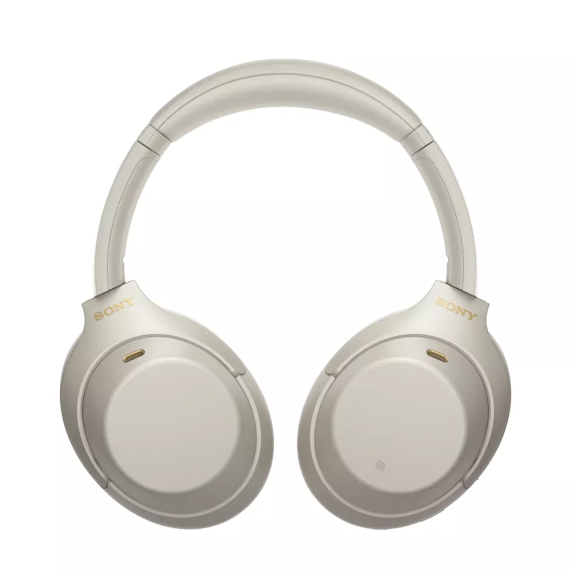 Auriculares Sony WH-1000XM4 con cable e inalámbricos de diadema para llamadas/música USB Type-C Bluetooth plata