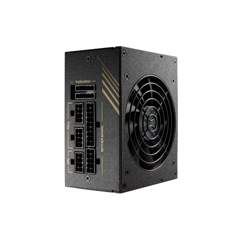 Fuente de alimentación FSP DAGGER PRO 650W SFX SFX3.3 negra, 650 W, 100 - 240 V, 50 - 60 Hz, 10 A, 5 A, 120 W