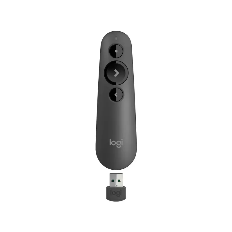 Mando de presentación láser Logitech R500s grafito