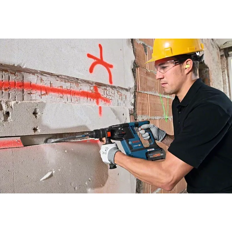 Bosch Professional ProCORE18V 1600A016GK batería, 18 V, 8,0 Ah, Li-Ion, AMPShare Alliance, negro/rojo