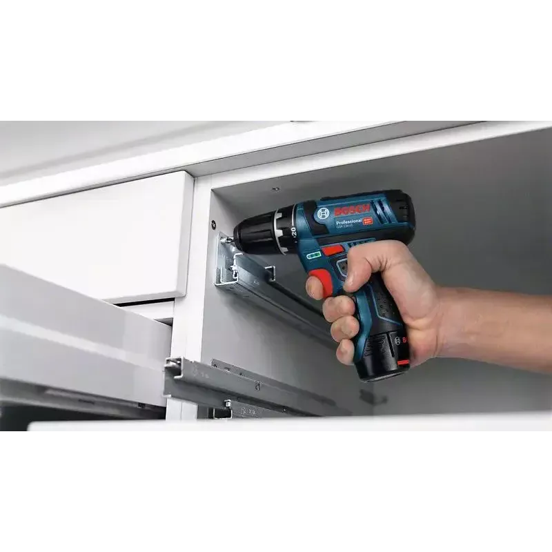 Atornillador-taladro a batería Bosch 12 V Li-Ion 1300 RPM negro, azul, rojo