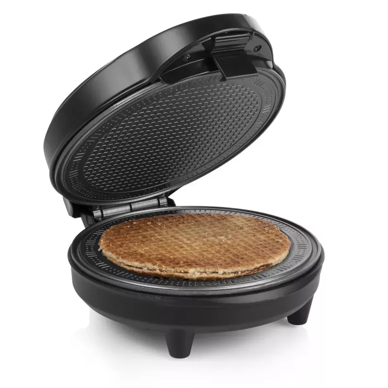 Máquina de gofres Tristar WF-1170, molde redondo, 700 W, 220–240 V, 1,35 kg, negra
