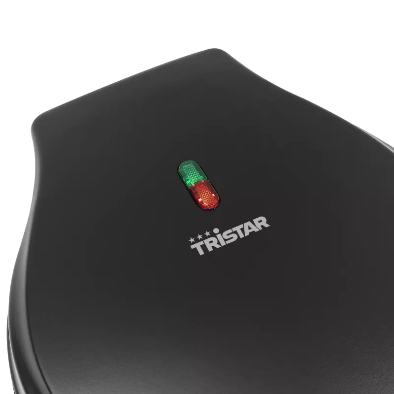 Máquina de gofres Tristar WF-1170, molde redondo, 700 W, 220–240 V, 1,35 kg, negra