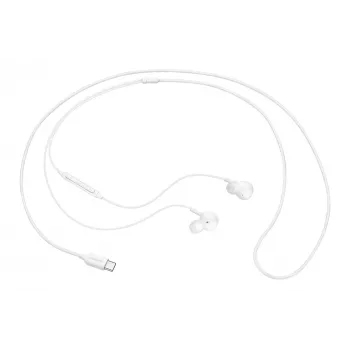 Auriculares in-ear con cable Samsung EO-IC100, binaurales, conector USB Type-C, impedancia 32 Ω, 20–20000 Hz, blancos