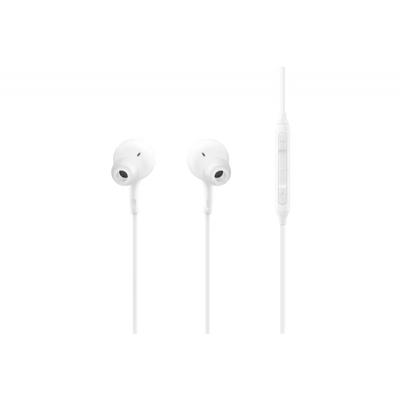 Auriculares in-ear con cable Samsung EO-IC100, binaurales, conector USB Type-C, impedancia 32 Ω, 20–20000 Hz, blancos