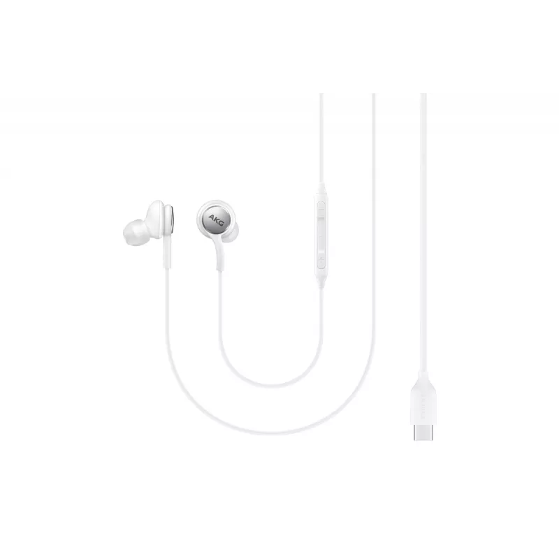 Auriculares in-ear con cable Samsung EO-IC100, binaurales, conector USB Type-C, impedancia 32 Ω, 20–20000 Hz, blancos