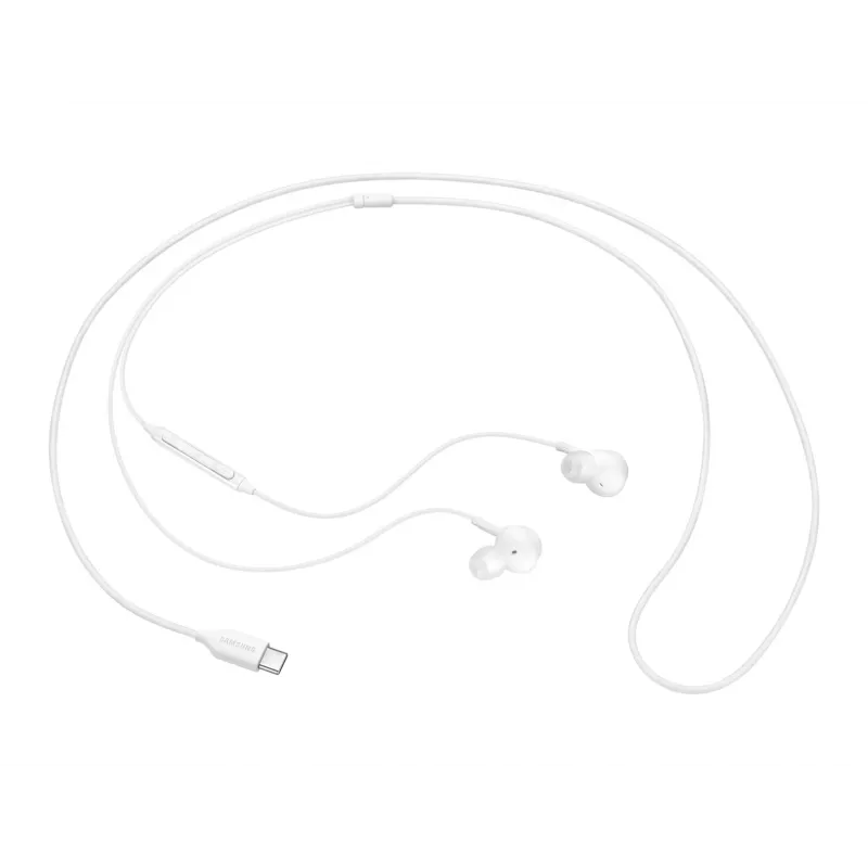 Auriculares in-ear con cable Samsung EO-IC100, binaurales, conector USB Type-C, impedancia 32 Ω, 20–20000 Hz, blancos