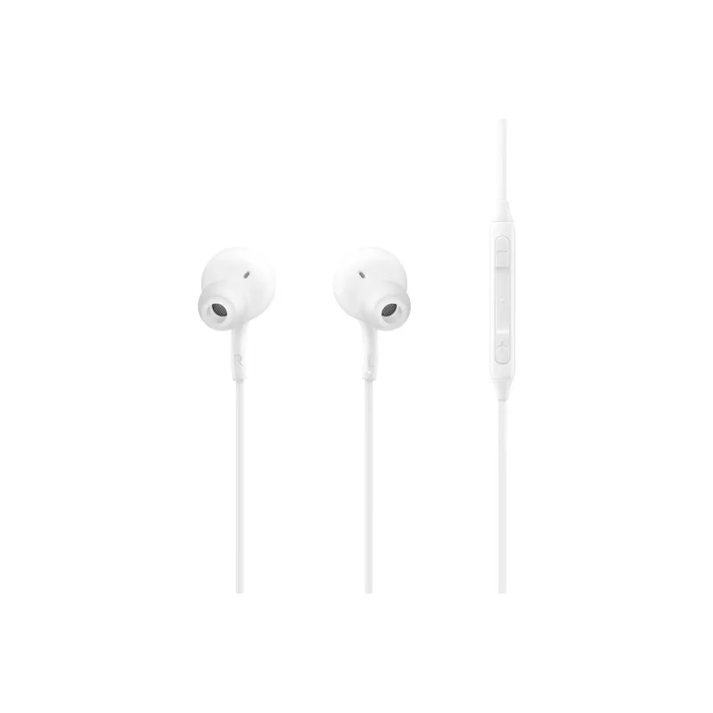 Auriculares in-ear con cable Samsung EO-IC100, binaurales, conector USB Type-C, impedancia 32 Ω, 20–20000 Hz, blancos