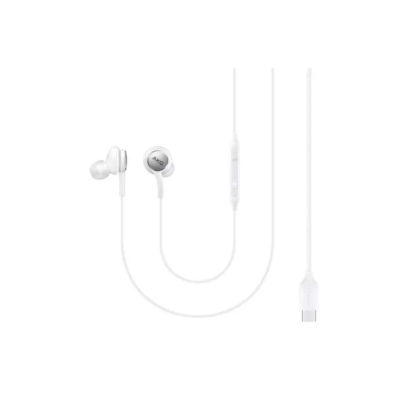 Auriculares in-ear con cable Samsung EO-IC100, binaurales, conector USB Type-C, impedancia 32 Ω, 20–20000 Hz, blancos