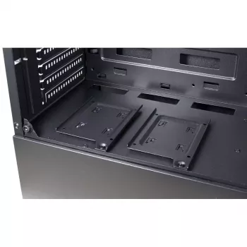 Caja de PC Inter-Tech C-303 Mirror torre Full negra