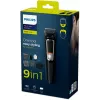 Recortadora multigroomer Philips MULTIGROOM Series 3000 9 en 1 MG3740/15 — batería NiMH, 60 min de autonomía, cuchillas de acero inoxidable, 9 peines de corte, negra