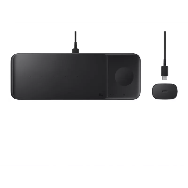 Samsung EP-P6300 auriculares, smartphone, smartwatch negro USB carga inalámbrica carga rápida interior