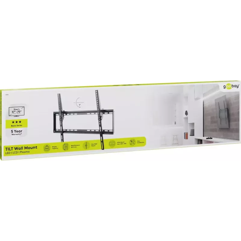 Soporte de pared para TV Wentronic 49741 177,8 cm (70