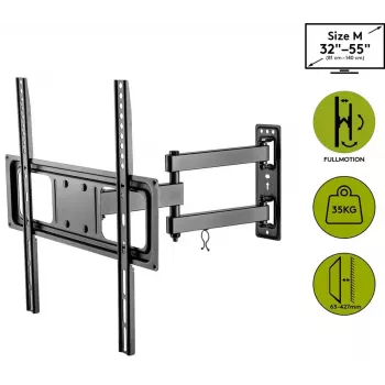 Soporte de pared para TV Goobay Basic FULLMOTION M 35 kg 32-55