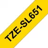 Cinta de etiquetas Brother TZE-SL651 negro sobre dorado