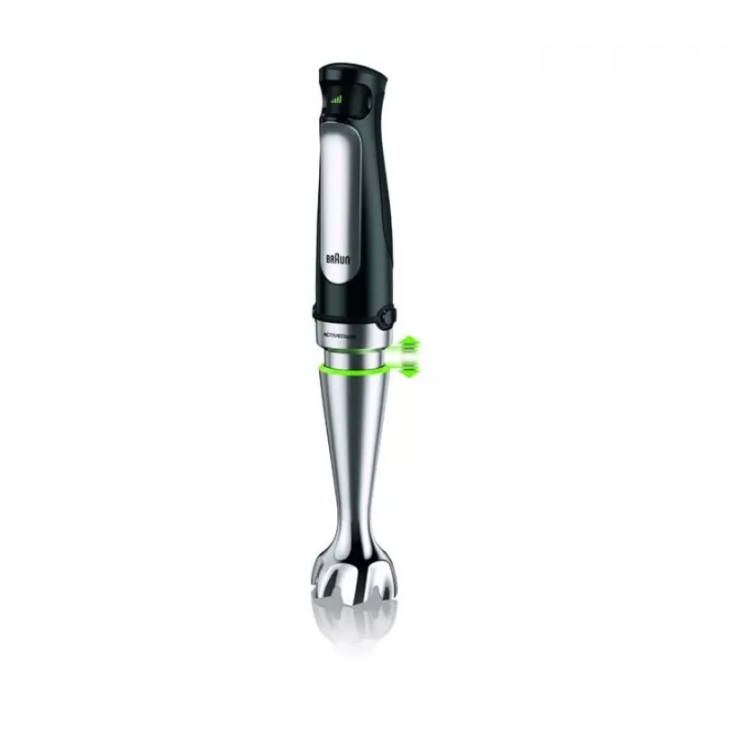 Batidora de brazo Braun MultiQuick 7 MQ 7045X 1,25 L 1000 W negra, acero inoxidable
