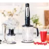 Batidora de brazo Braun MultiQuick 7 MQ 7045X 1,25 L 1000 W negra, acero inoxidable