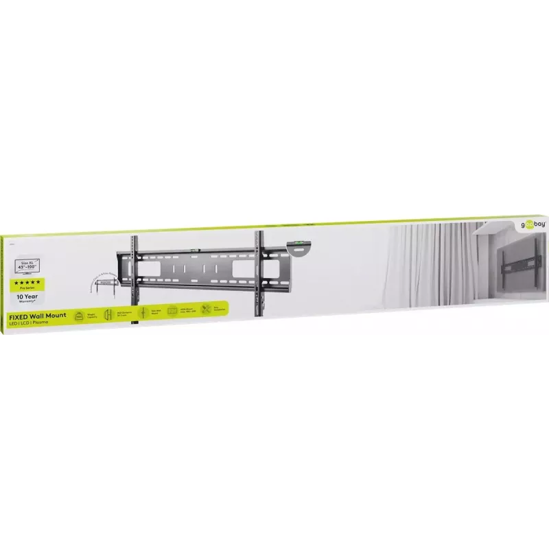 Soporte de pared para TV Pro FIXED (XL) Goobay