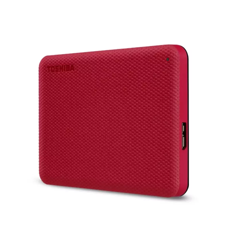 Disco duro externo TOSHIBA Canvio Advanced 2.5in 4TB USB 3.2 Gen 1 rojo