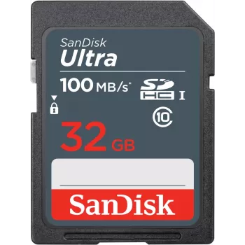 Tarjeta de memoria WESTERN DIGITAL SanDisk Ultra 32GB SDHC 100 MB/s (SDSDUNR-032G-GN3IN)