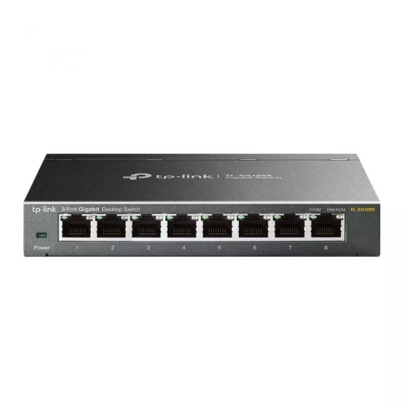 Switch de red TP-Link TL-SG108S 8 puertos 10/100/1000Mbps