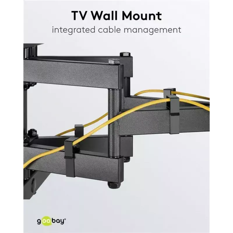 Soporte de pared para TV Goobay Pro FULLMOTION (L) 60 kg 37–70