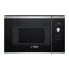 Microondas empotrable Bosch Serie 6 BFL524MS0 — 800 W, 20 L, control táctil, Acero inoxidable/Negro