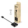 Adaptador de cable de vídeo CLUB3D CAC-1302 0,5 m HDMI tipo A (estándar) VGA (D-Sub) Negro