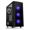 Caja de PC Thermaltake Versa J25 TG RGB Midi Tower Negra