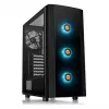 Caja de PC Thermaltake Versa J25 TG RGB Midi Tower Negra