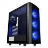 Caja de PC Thermaltake Versa J25 TG RGB Midi Tower Negra