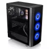 Caja de PC Thermaltake Versa J25 TG RGB Midi Tower Negra