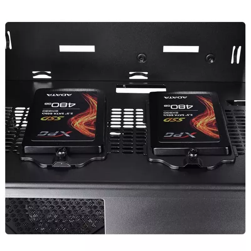 Caja de PC Thermaltake Versa J25 TG RGB Midi Tower Negra
