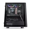 Caja de PC Thermaltake Versa J25 TG RGB Midi Tower Negra