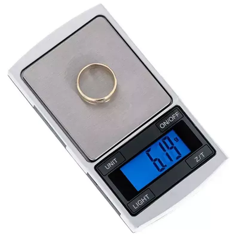 Balanza de precisión Adler AD 3168, 100 g de capacidad, 0,01 g de precisión, plateada, portátil