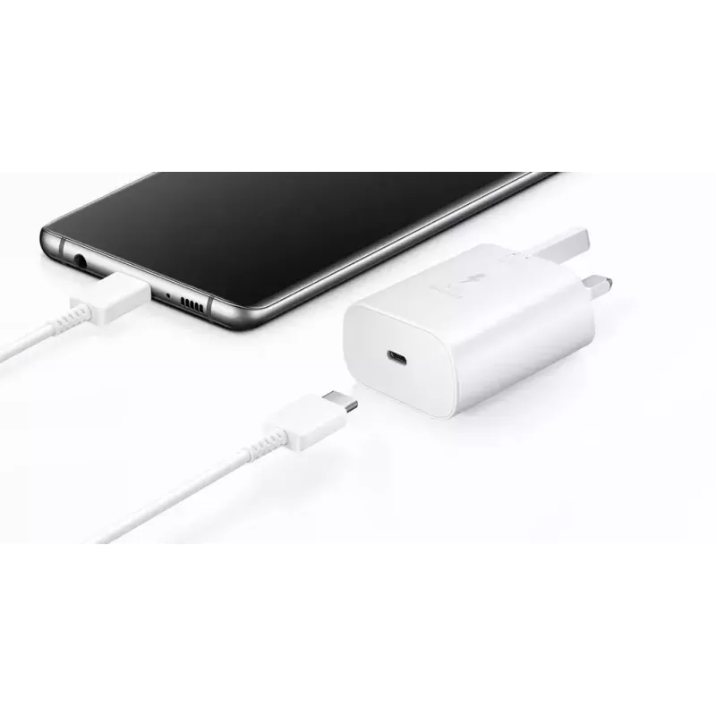 Cargador móvil Samsung EP-TA800NWEGEU Universal Blanco AC Carga rápida Interior